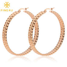 Latest designs stainless steel high polished gold plated huggie hoop earrings